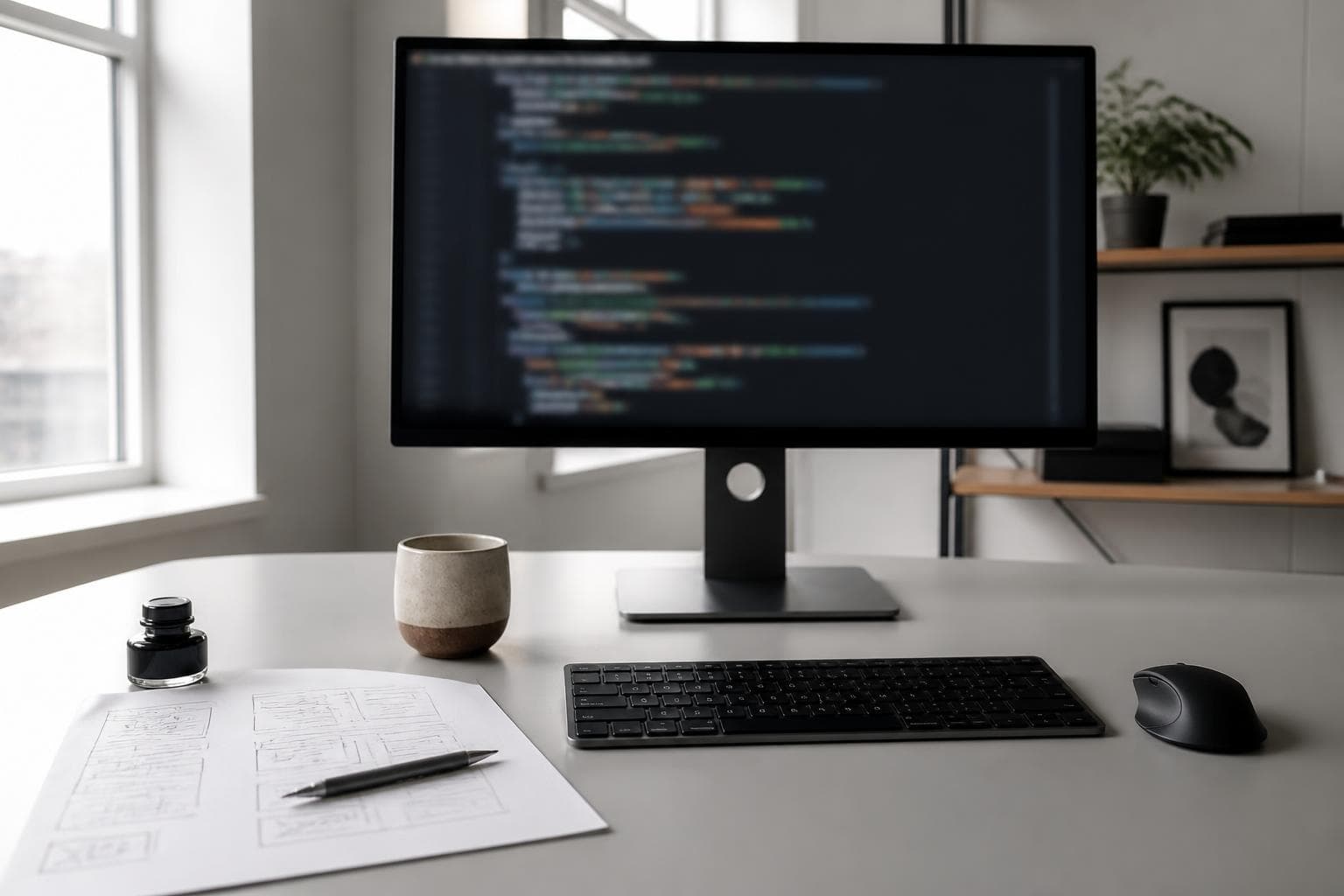 Developer at work