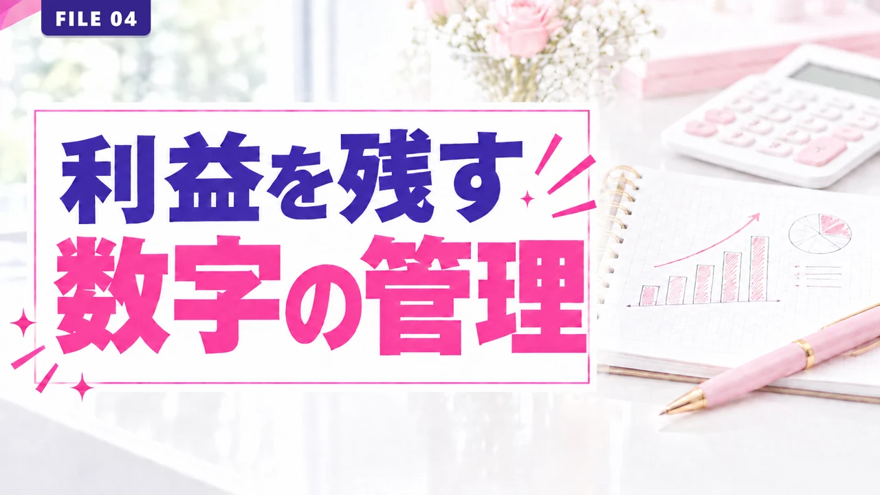 利益を残す数字の管理方法